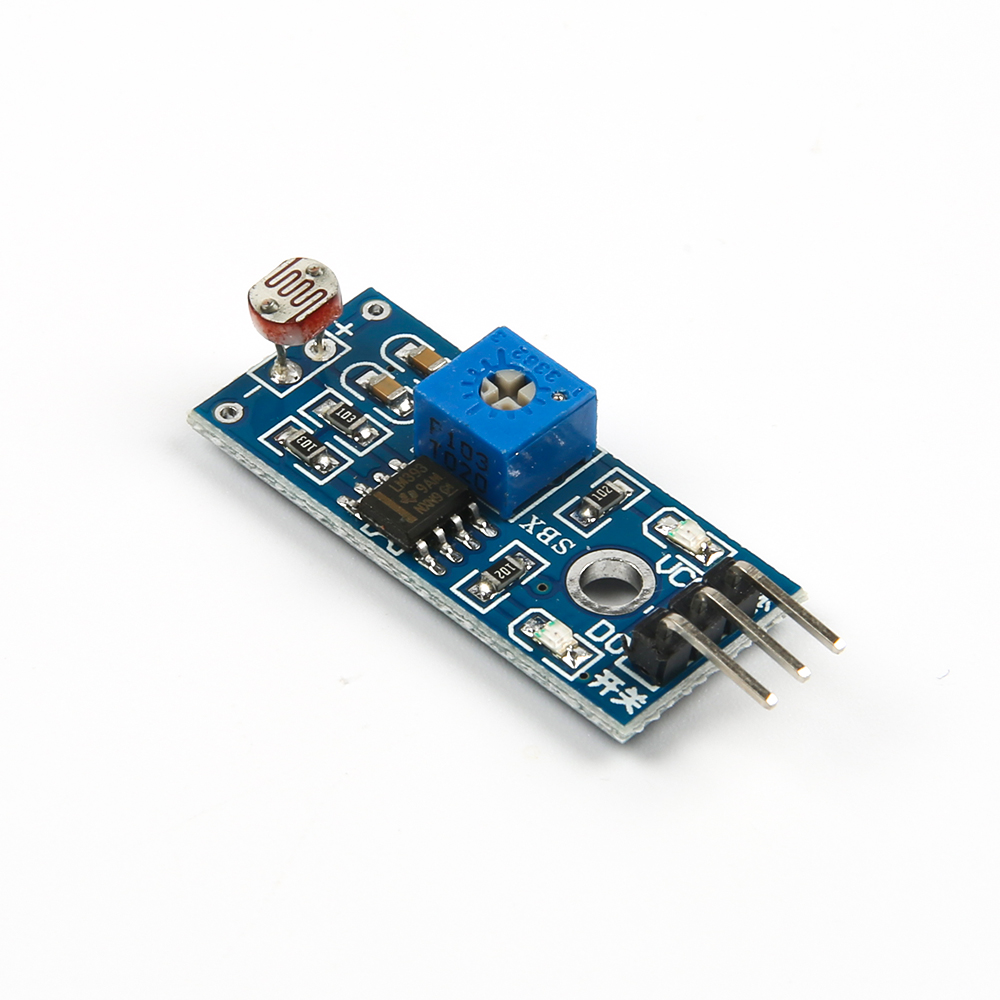 Модуль датчика освещенности с фоторезистором 3 контакта